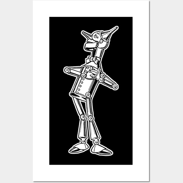 Tin Woodman Wall Art by Oolong